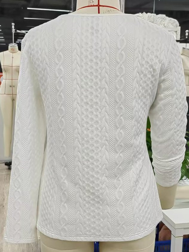 Casual Loose Jacquard Shirt