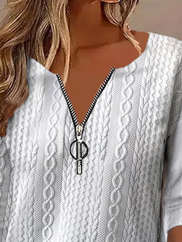 Casual Loose Jacquard Shirt
