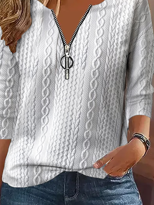 Casual Loose Jacquard Shirt
