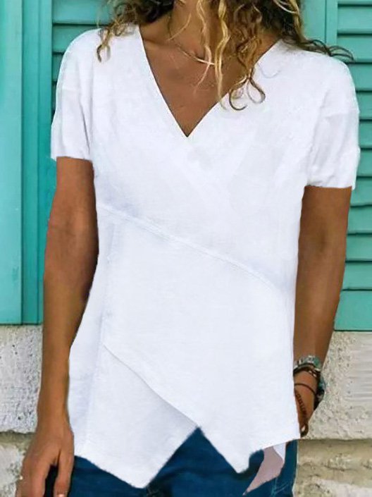 Casual V Neck Top
