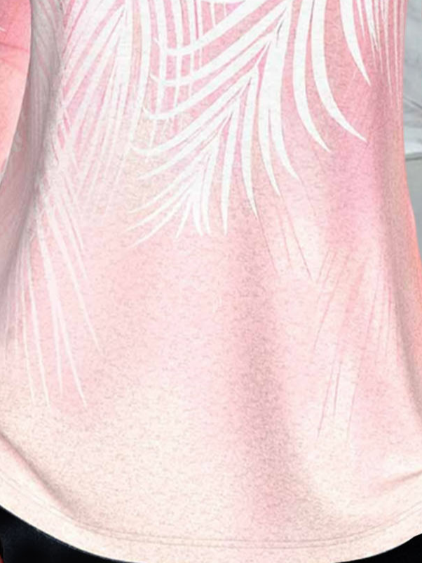 Knitted Floral Loose Casual Shirt