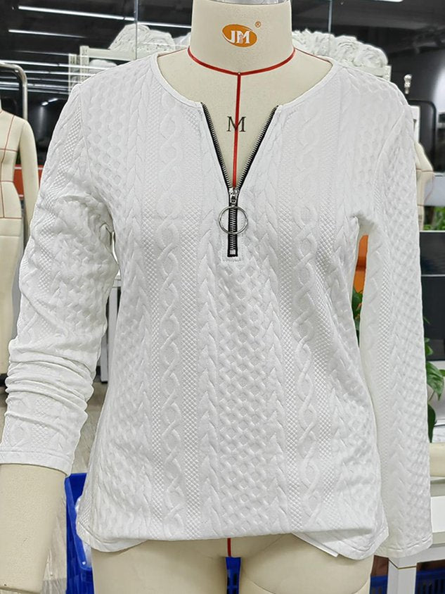 Casual Loose Jacquard Shirt